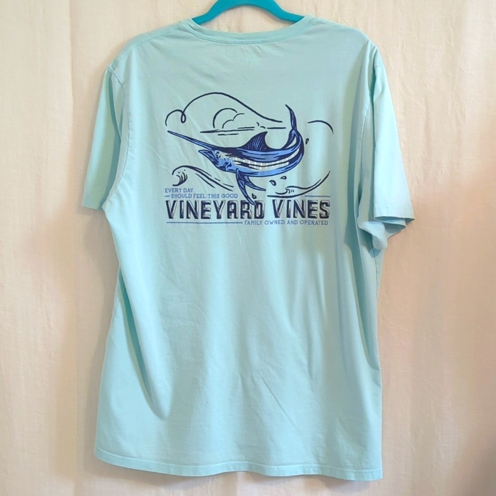 Vineyard Vines Tee Shirt Large Aqua